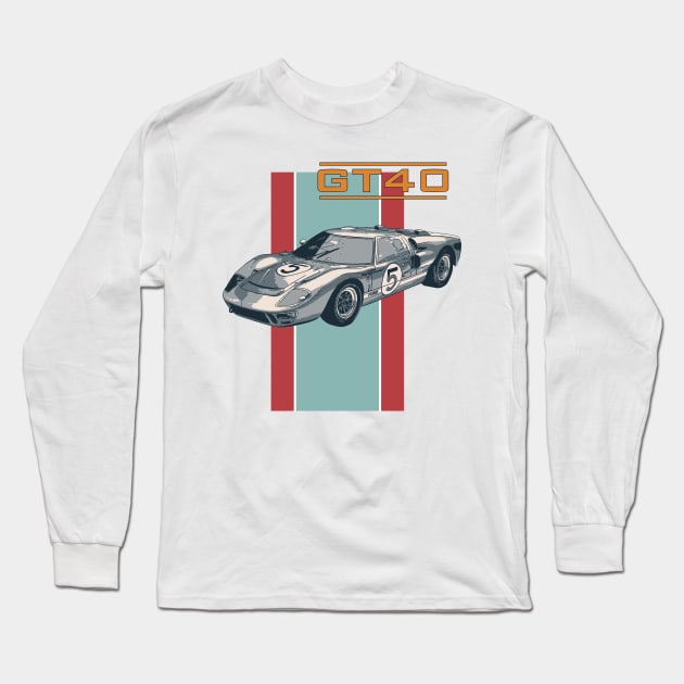 Ford GT40 Long Sleeve T-Shirt by Joshessel